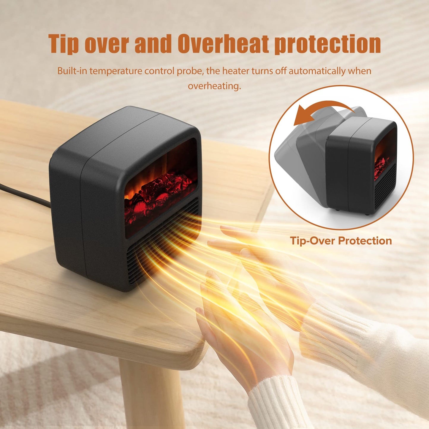 Electric Desktop Space Heater