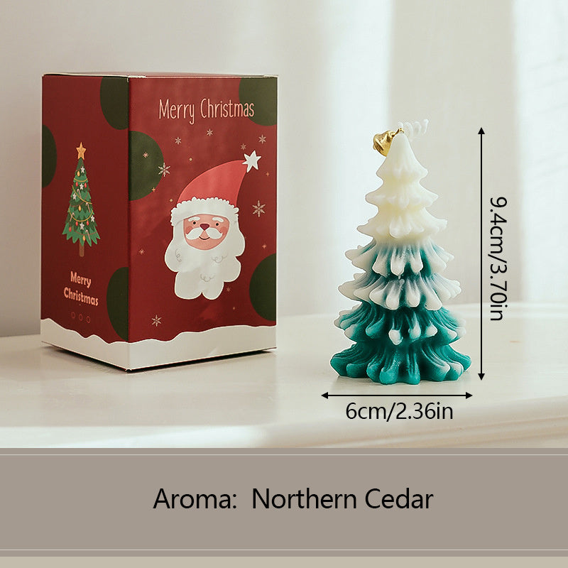 Merry Christmas Candle 3D Xmas Tree Shaped Aromatherapy Candles