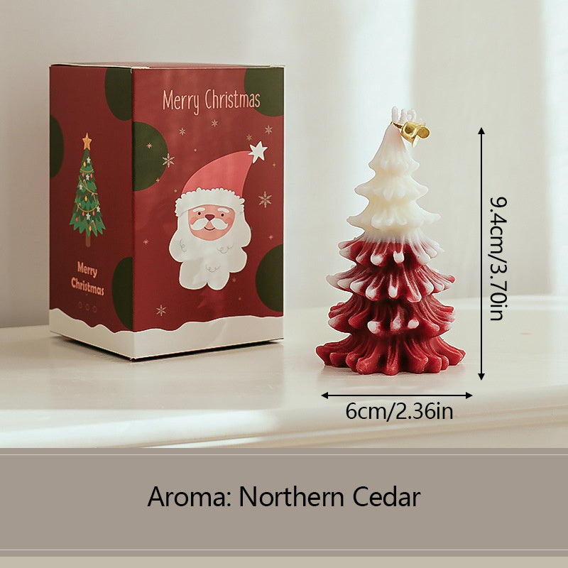 Merry Christmas Candle 3D Xmas Tree Shaped Aromatherapy Candles