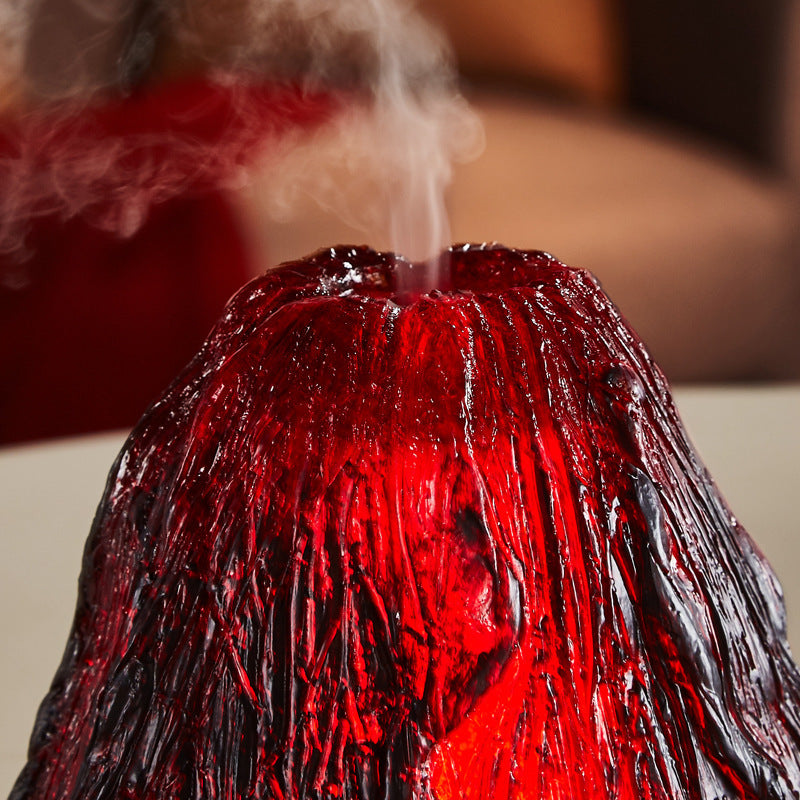 Ultrasonic Air Aroma Diffuser Volcano Humidifier Colorful Night Light Mist Maker
