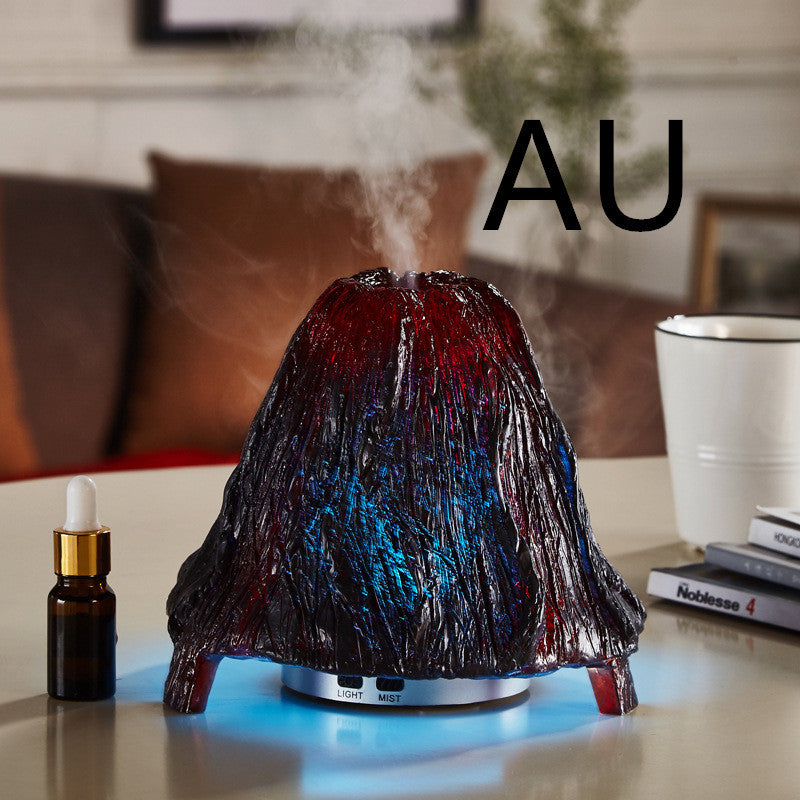 Ultrasonic Air Aroma Diffuser Volcano Humidifier Colorful Night Light Mist Maker
