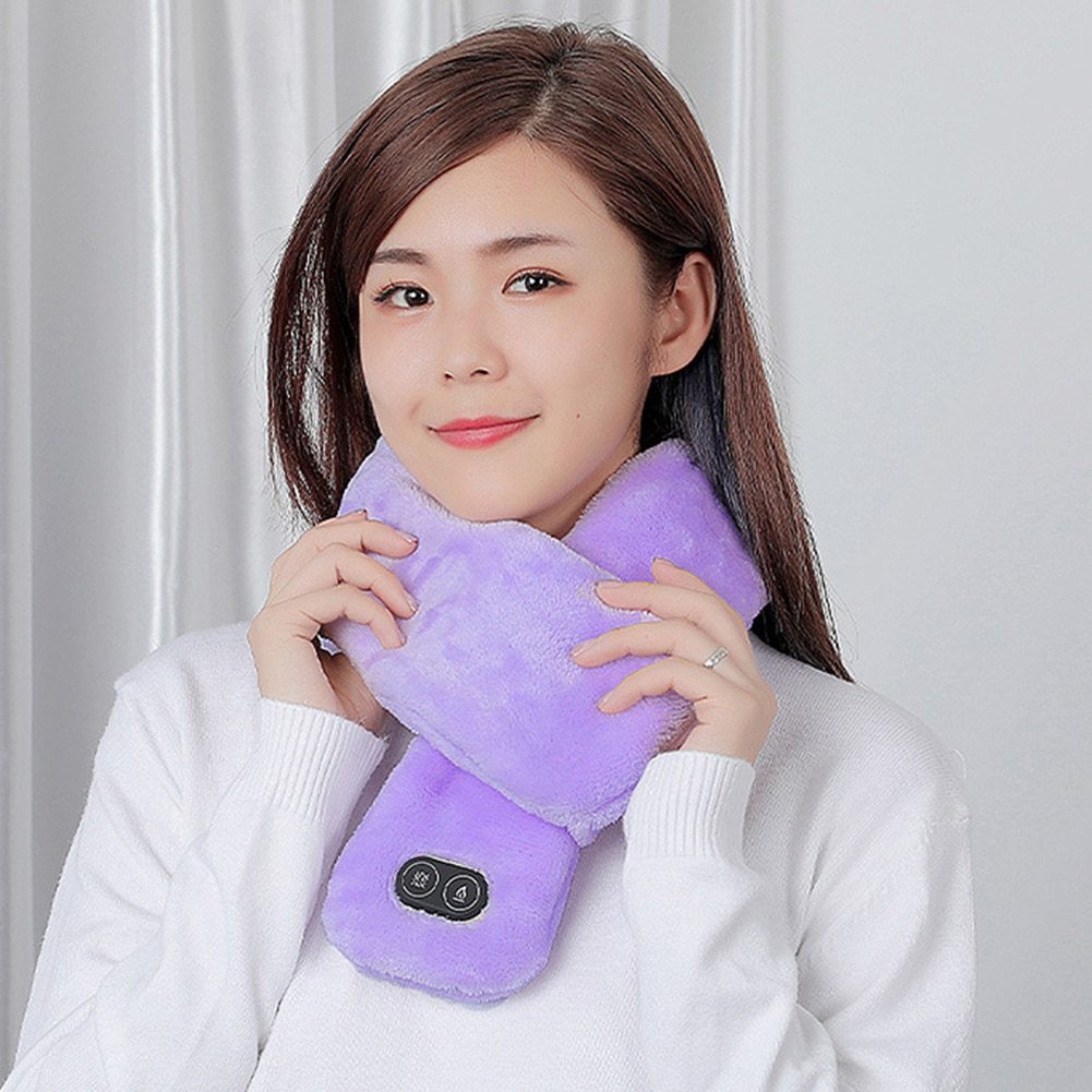 USB Heated Scarf with Massage Neck & Shoulder
