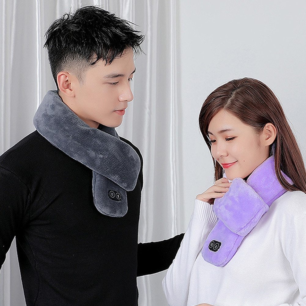 USB Heated Scarf with Massage Neck & Shoulder