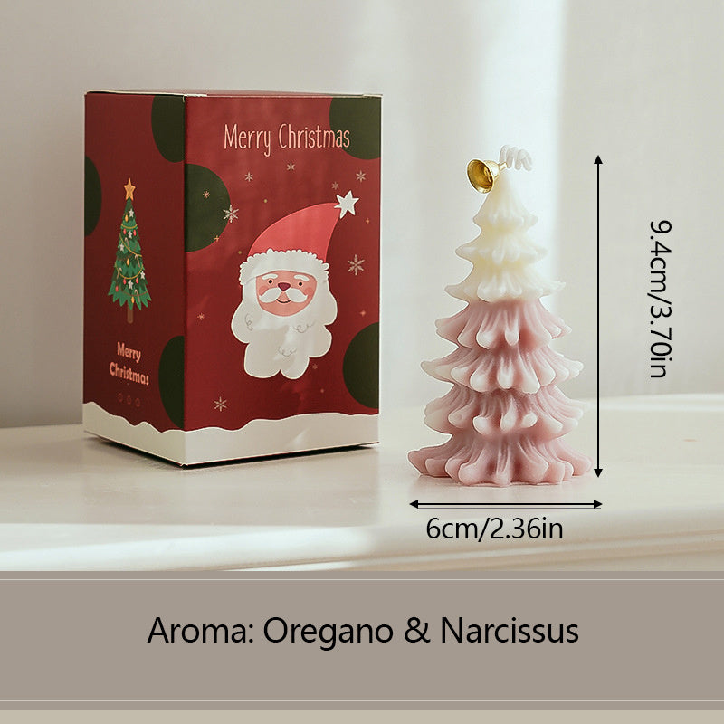 Merry Christmas Candle 3D Xmas Tree Shaped Aromatherapy Candles