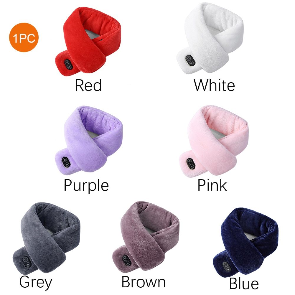 USB Heated Scarf with Massage Neck & Shoulder