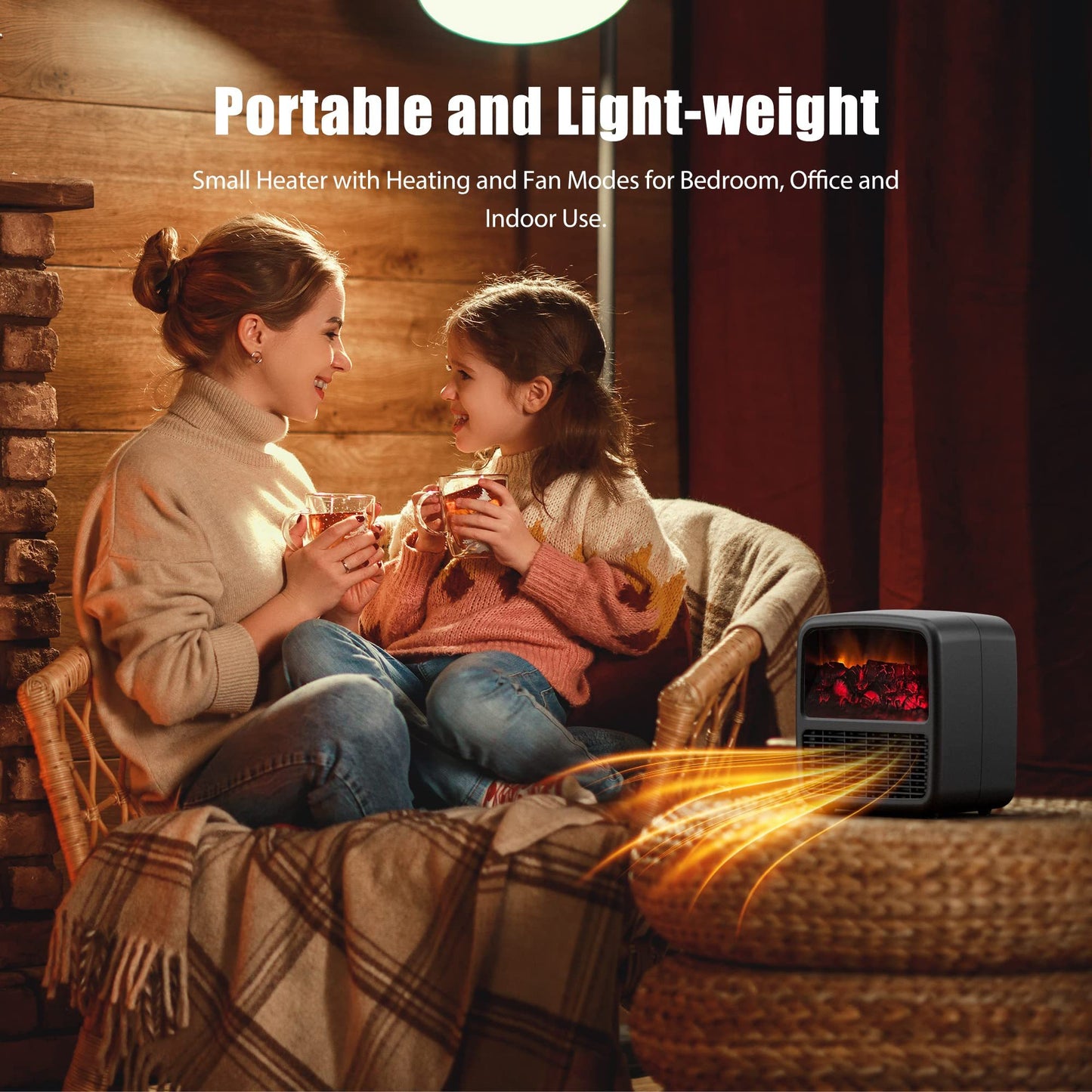 Electric Desktop Space Heater