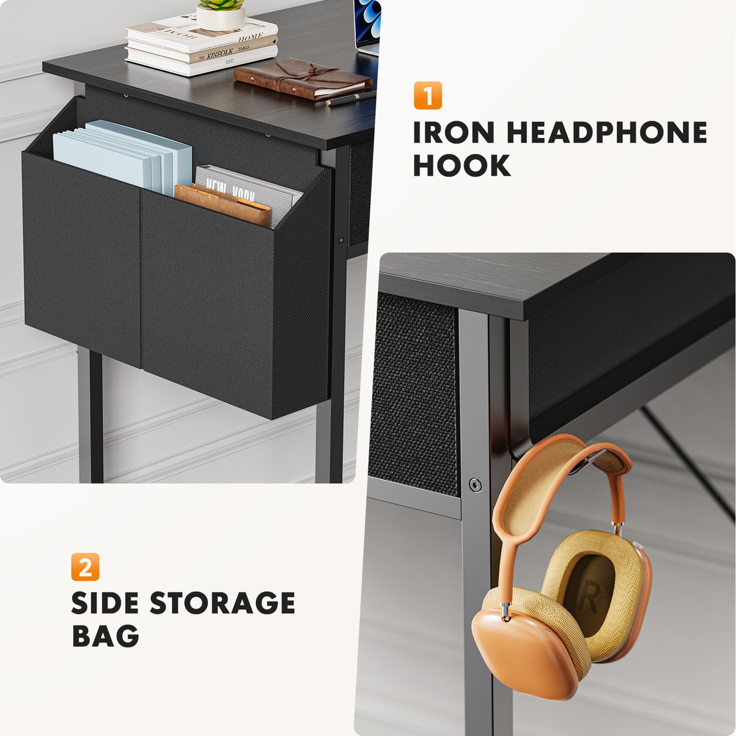 🖥️ Small Home Office Computer Desk – Modern, Sturdy & Space-Saving