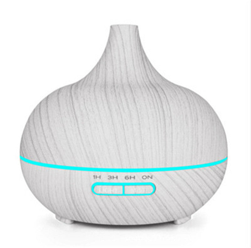 Full Wood Grain Remote Control Aromatherapy Lamp