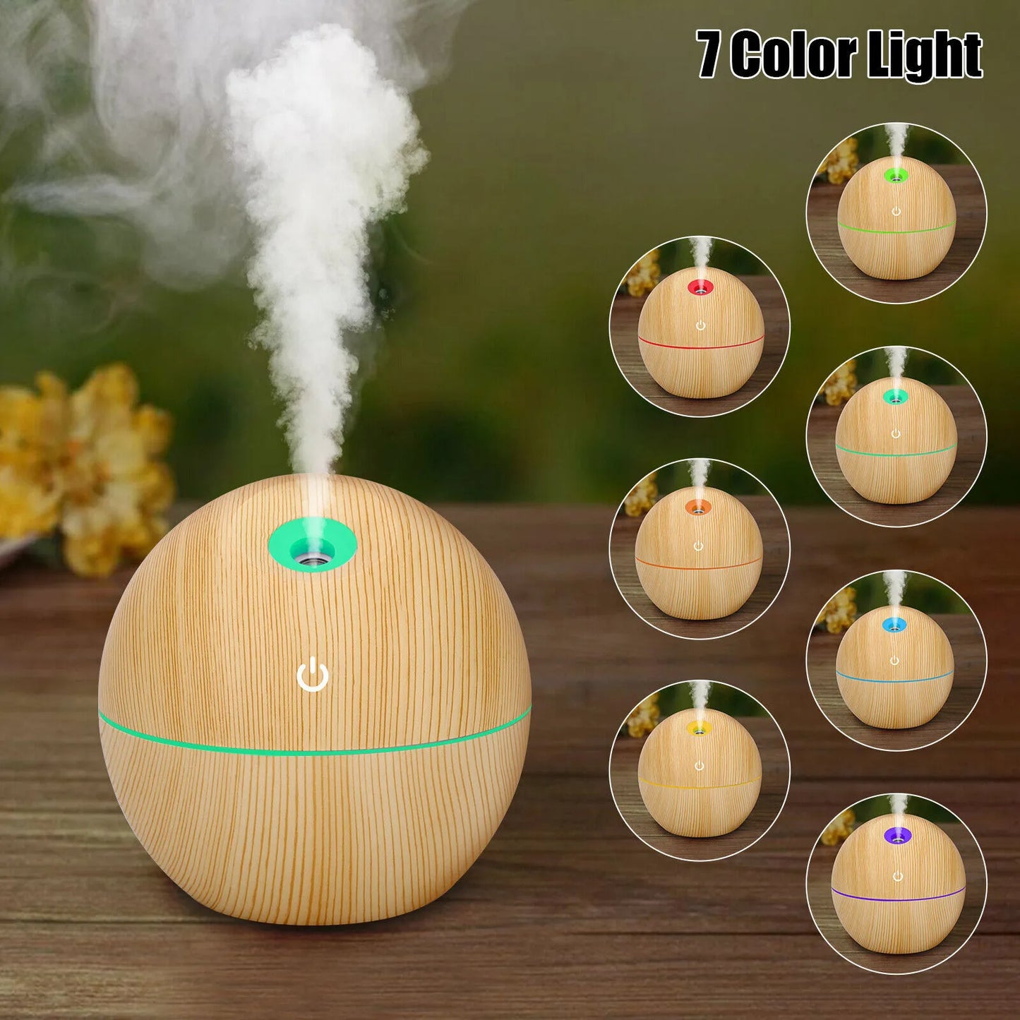 USB Aroma Humidifier Essential Oil Diffuser
