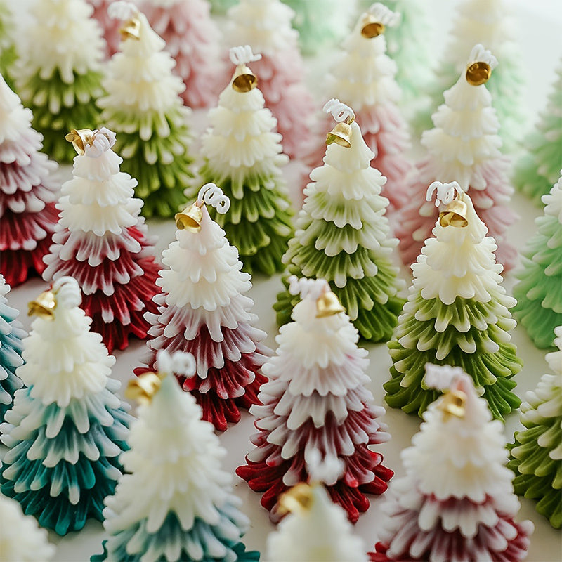 Merry Christmas Candle 3D Xmas Tree Shaped Aromatherapy Candles