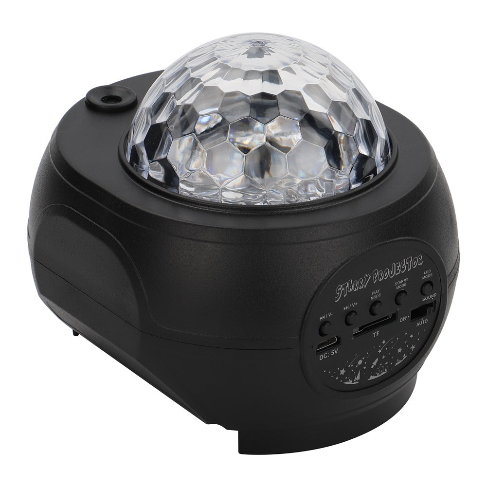 LED Star Ocean Wave Projector Night Light Galaxy With Music Bluetooth Speaker
