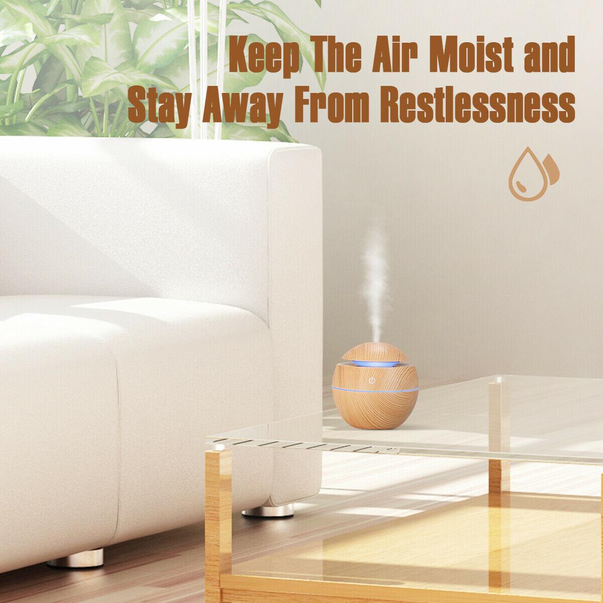 USB Aroma Humidifier Essential Oil Diffuser