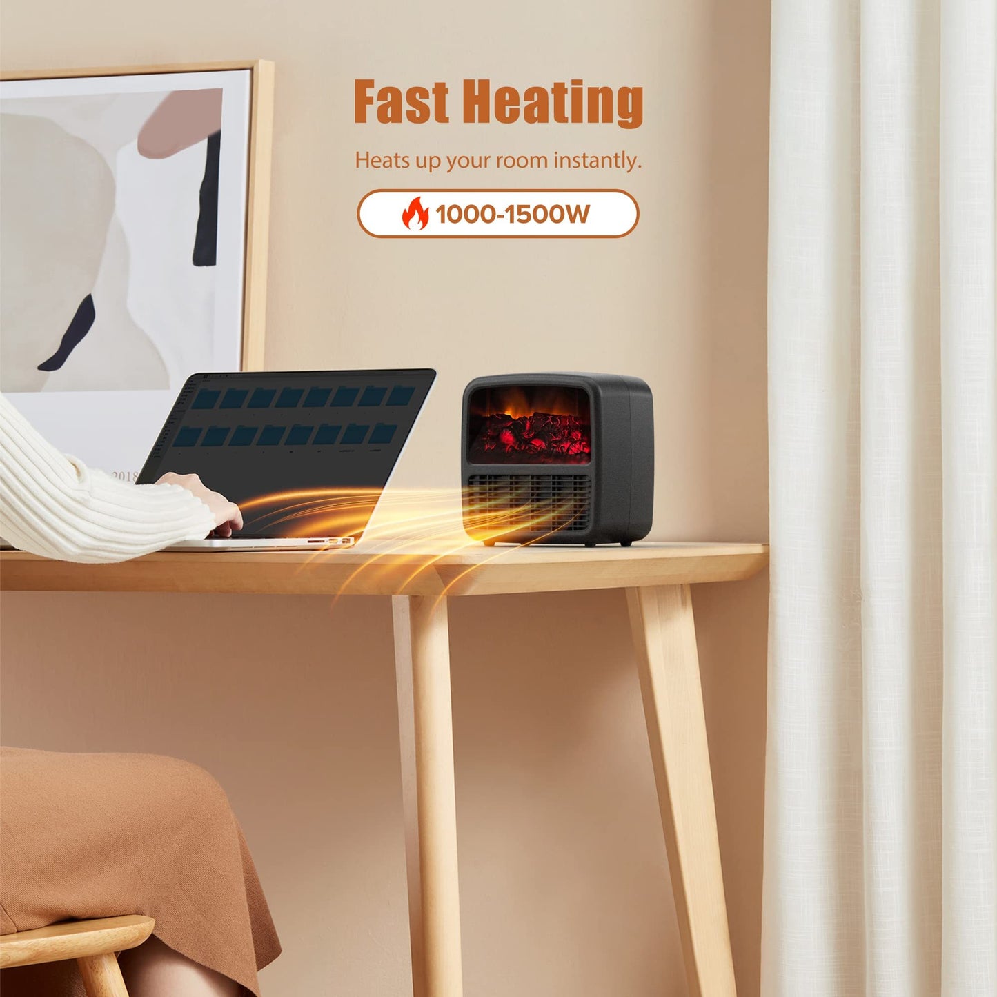 Electric Desktop Space Heater