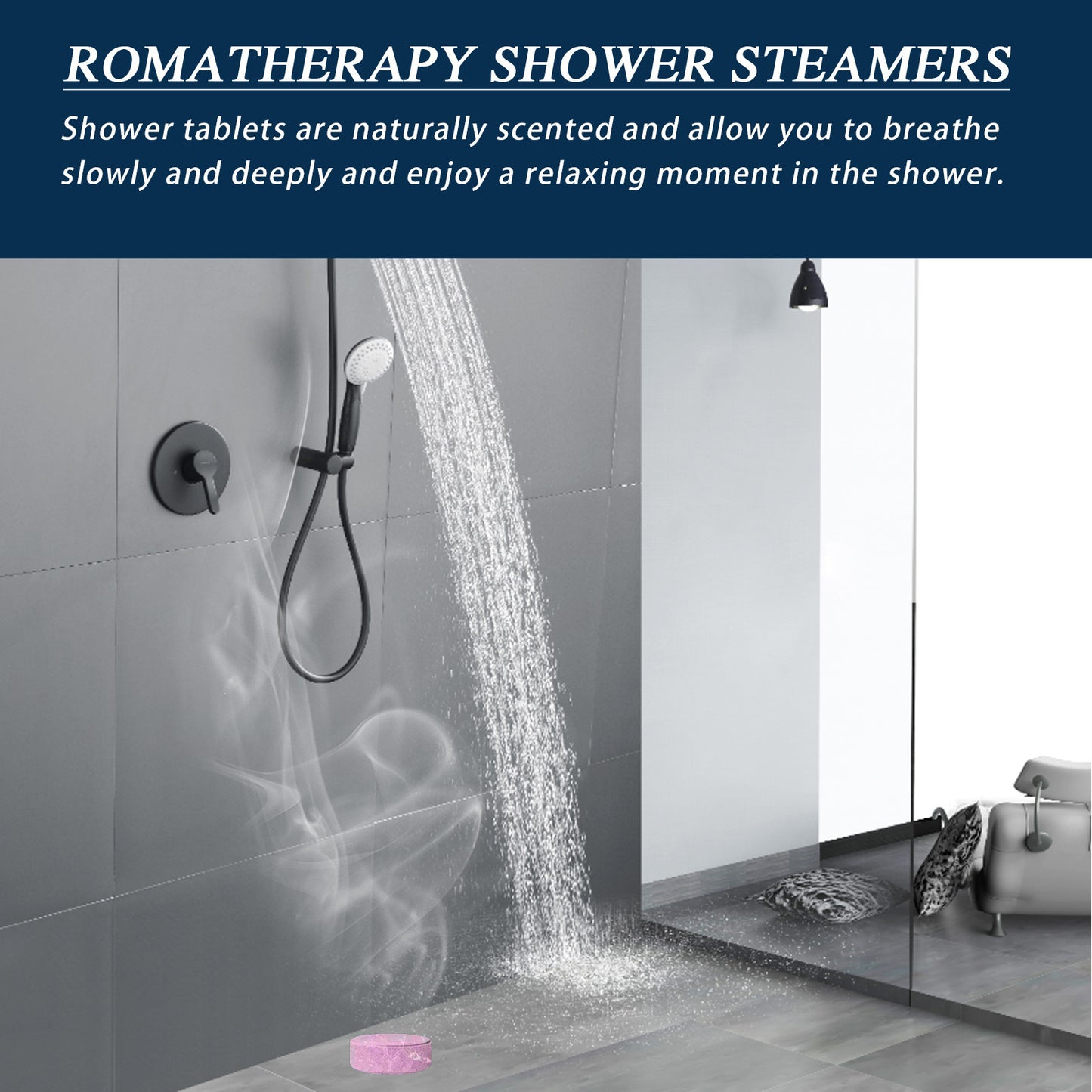 Portable Aromatherapy Shower Set – 6pcs Deep Cleaning & Relaxation SPA