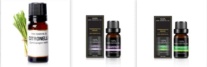Organic Essential Oils Set – 100% Natural Therapeutic Grade Aromatherapy Gift Kit for Diffusers