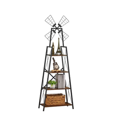 Metal Frame Bookshelf Organizer