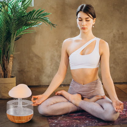 Raining Cloud Humidifier With Night Light Aromatherapy