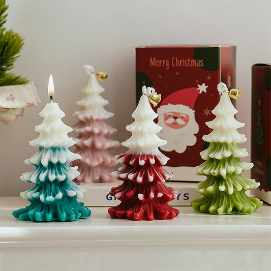 Merry Christmas Candle 3D Xmas Tree Shaped Aromatherapy Candles