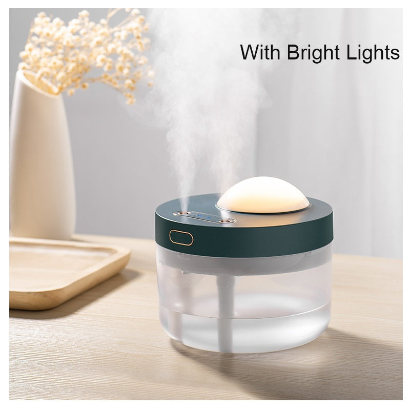 Night light humidifier used for relaxation and sleep enhancement