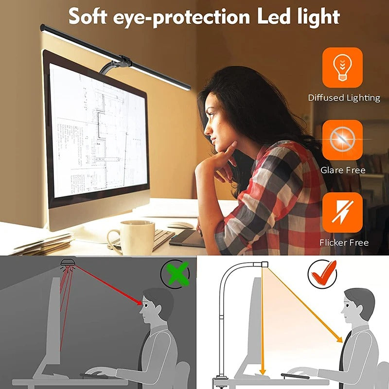 LED Clip Desk Lamp