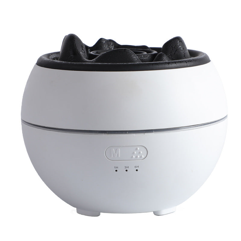 Flame Aroma Diffuser – LED Firelight Ultrasonic Humidifier for Relaxation & Home Wellness - HavenNest