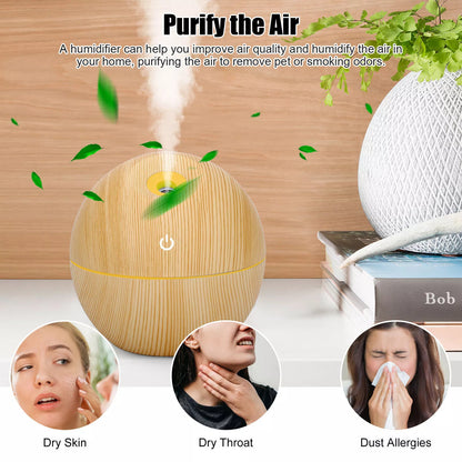 USB Aroma Humidifier Essential Oil Diffuser