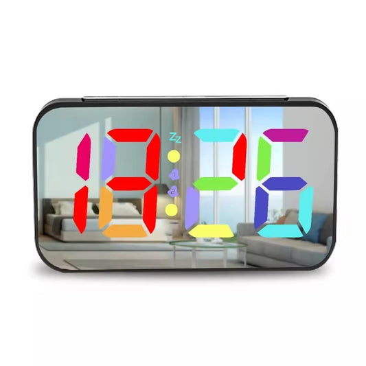 LED Mirror Clock for Home Office