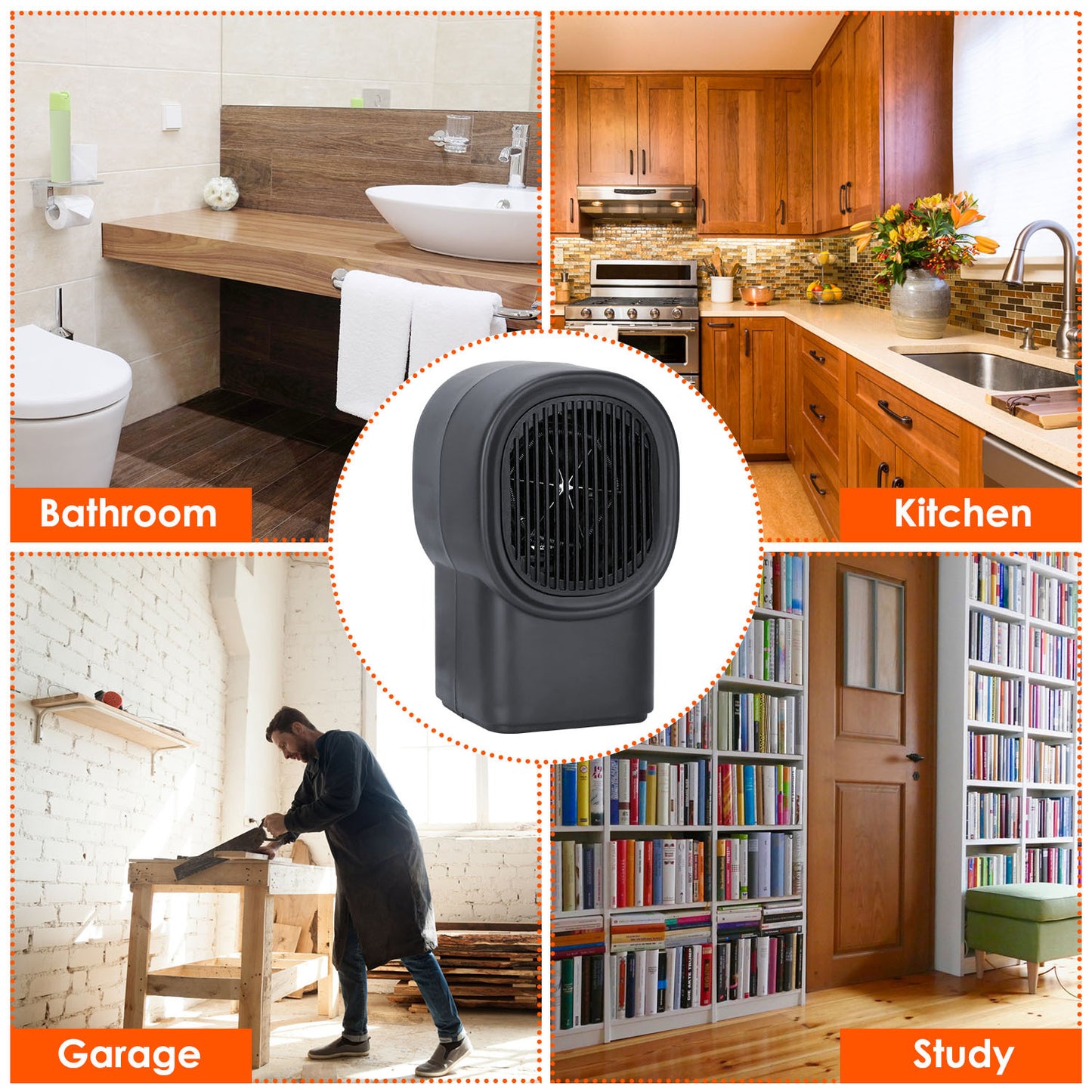 Mini Desktop Space Heater