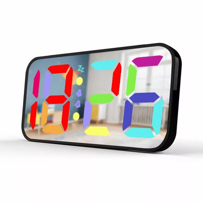 ⏰ LED Mirror Clock for Home & Office – Modern Design, Smart Functionality