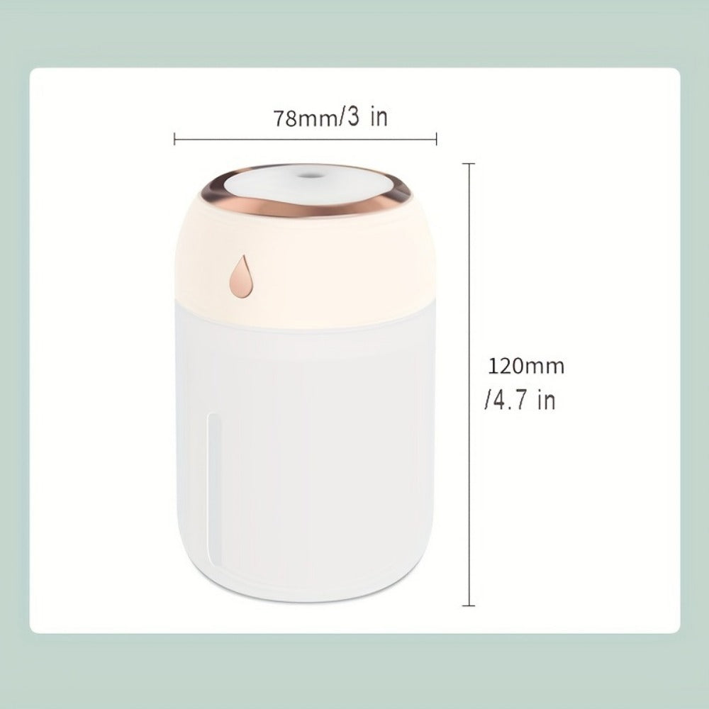 💧 Portable USB Cool Mist Humidifier – Compact Hydration for Every Space