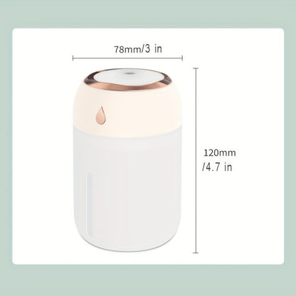 💧 Portable USB Cool Mist Humidifier – Compact Hydration for Every Space