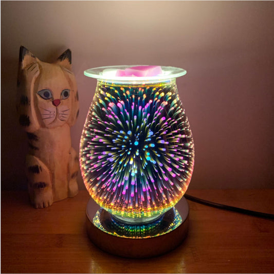 Xmas Lights Touch Sensor Aroma Diffuser With Luminous Firework Effect