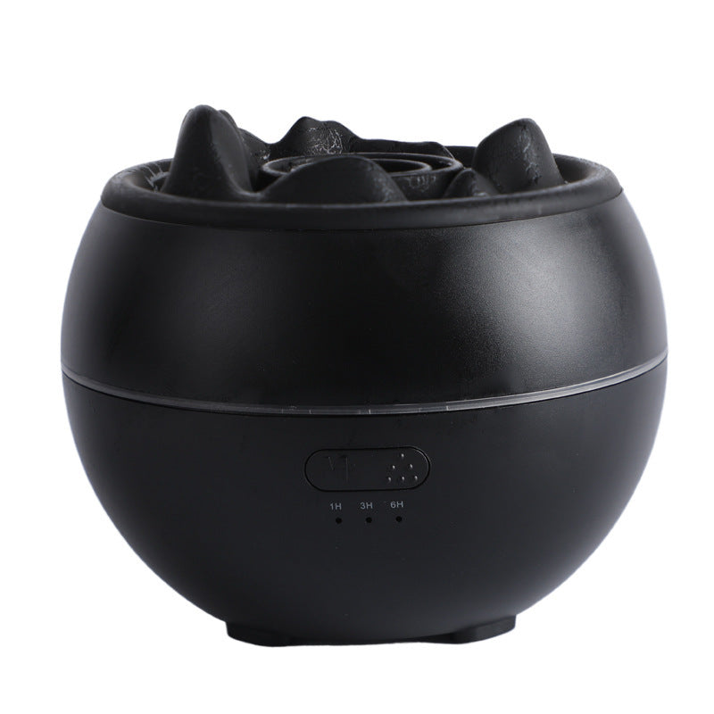 Flame Aroma Diffuser – LED Firelight Ultrasonic Humidifier for Relaxation & Home Wellness - HavenNest