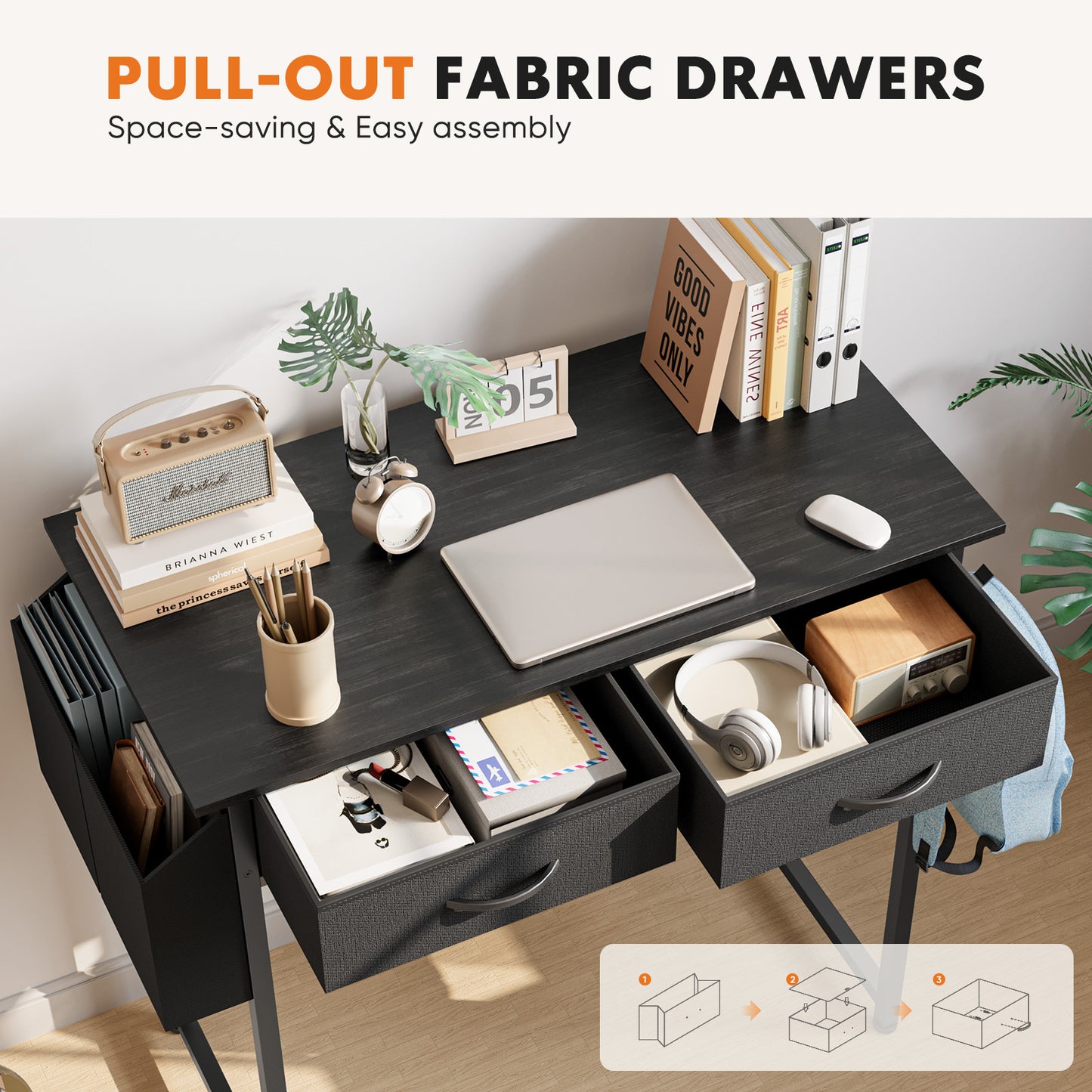 🖥️ Small Home Office Computer Desk – Modern, Sturdy & Space-Saving