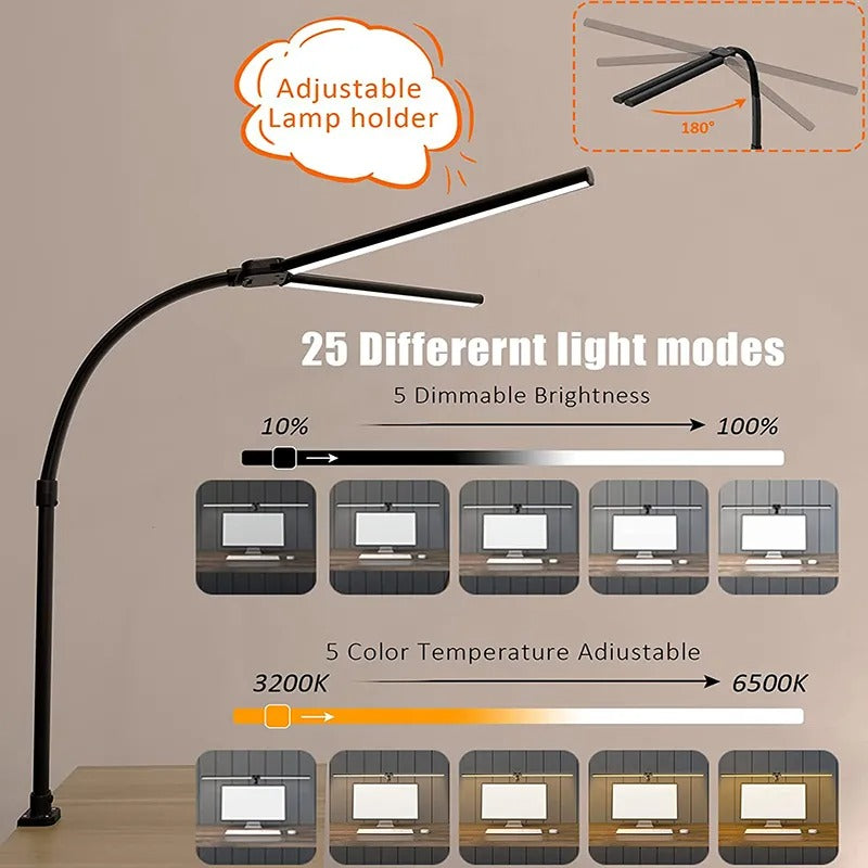 LED Clip Desk Lamp