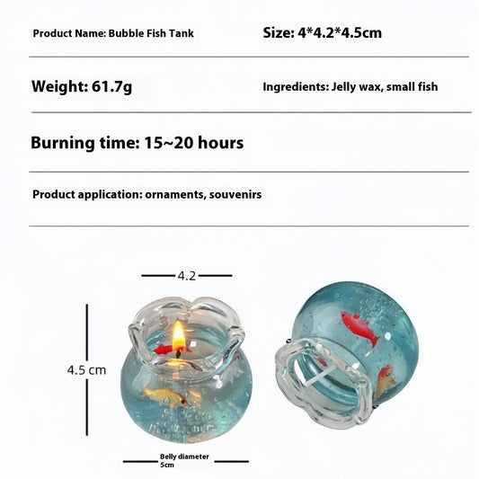 Bubble Fish Tank Goldfish Aromatherapy Candle Gift Box