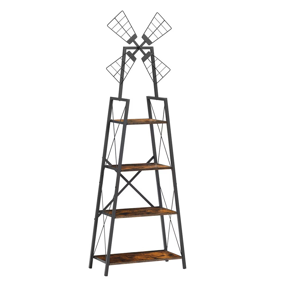 Metal Frame Bookshelf Organizer