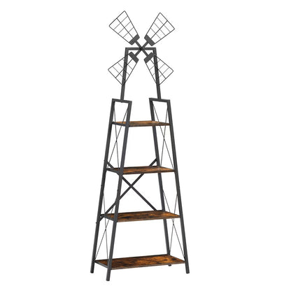 Metal Frame Bookshelf Organizer